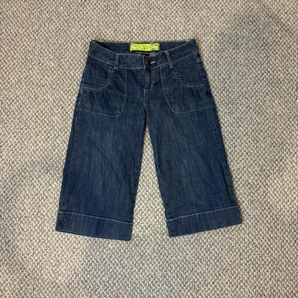 Perfect vintage y2k low rise jort capris - Picture 1 of 5